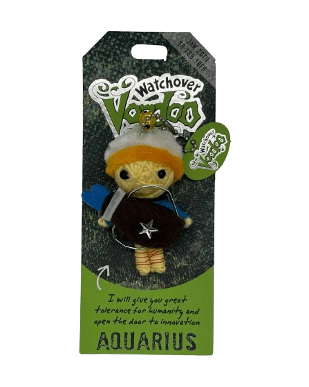 Aquarius Voodoo Doll Handmade Talisman for Channeling Energy