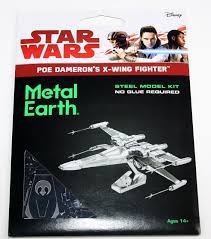 AUTRUCHE Metal Earth Poe Dameron's X-Wing Fighter Star Wars MMS269