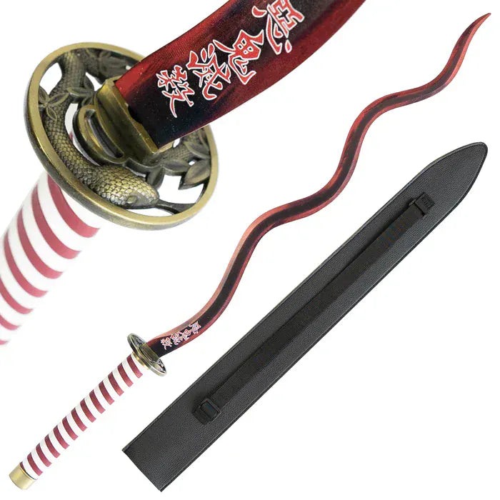 FIRE & STEEL *'Demon Slayer' Obanai's Twisted Nichirin Katana Replica