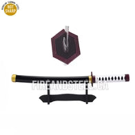 FIRE & STEEL Miniature Katana Giyu Tomioka's Blue Nichirin (Blue Stripe Blade) type A
