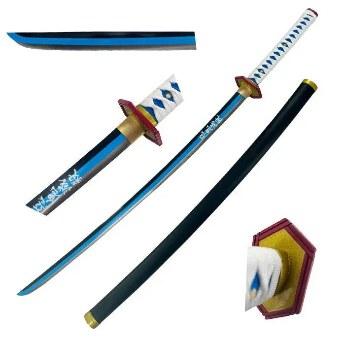 FIRE & STEEL Demon Slayer: Giyu Tomioka's Blue Nichirin (Battle Ready)