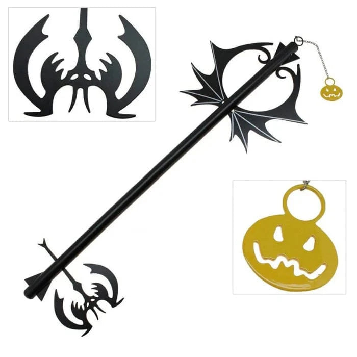 FIRE & STEEL 'Kingdom Hearts' Pumpkinhead Keyblade Metal Replica