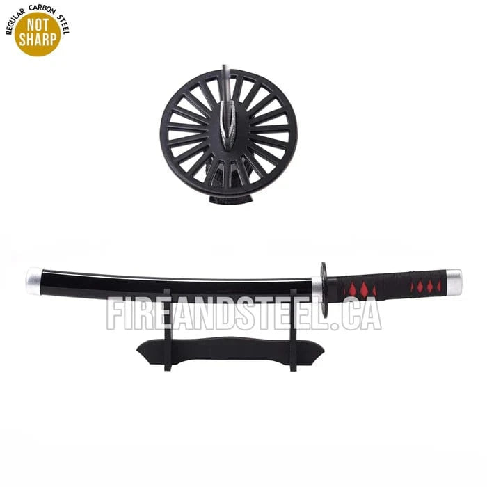 FIRE & STEEL Miniature Katana Tanjiro Kamado's Black Nichirin