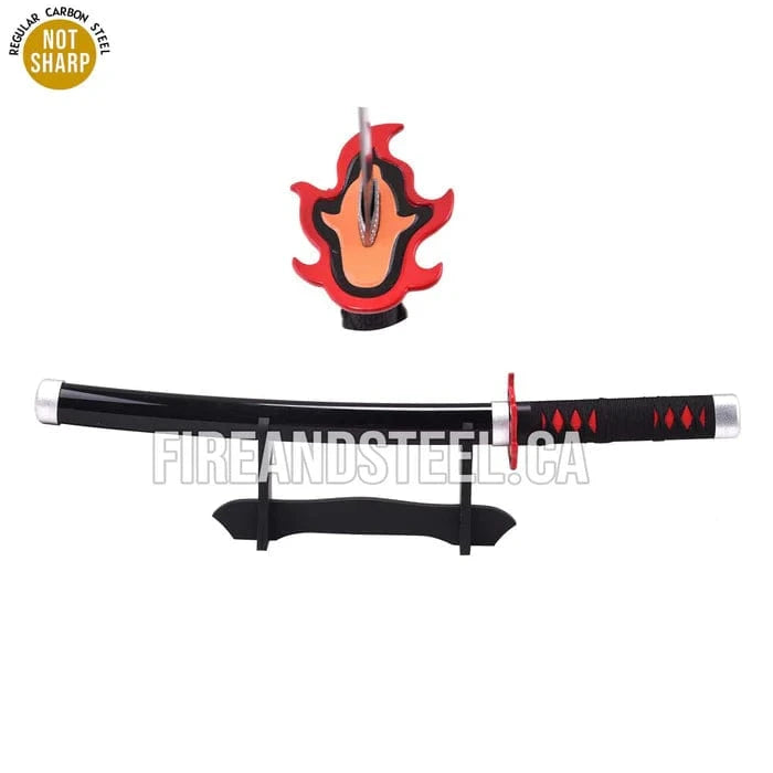 FIRE & STEEL Miniature Katana Tanjiro Kamado's Black Nichirin 2.0