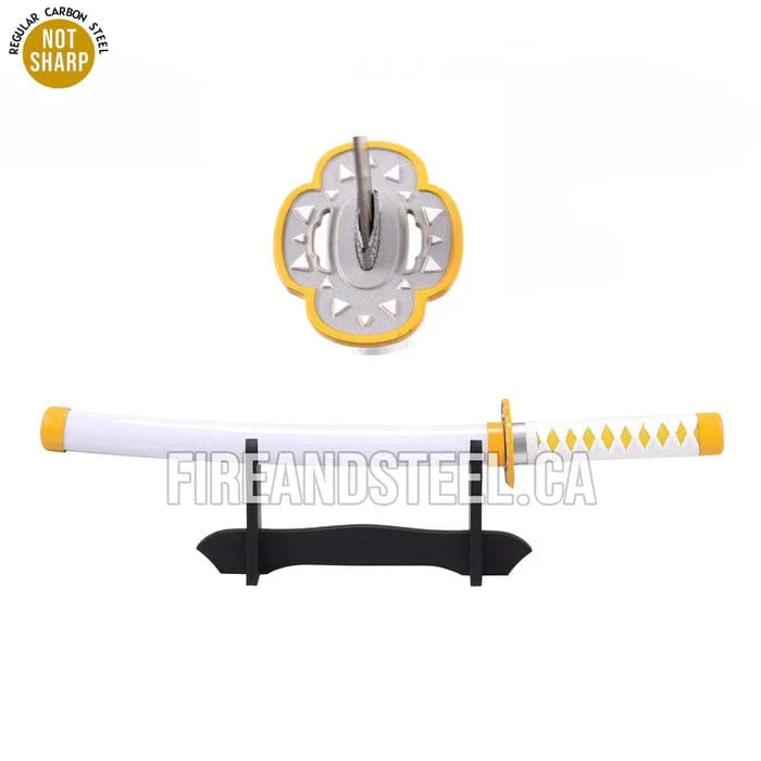 FIRE & STEEL Miniature Katana Zenitsu Agatsuma's Yellow Nichirin