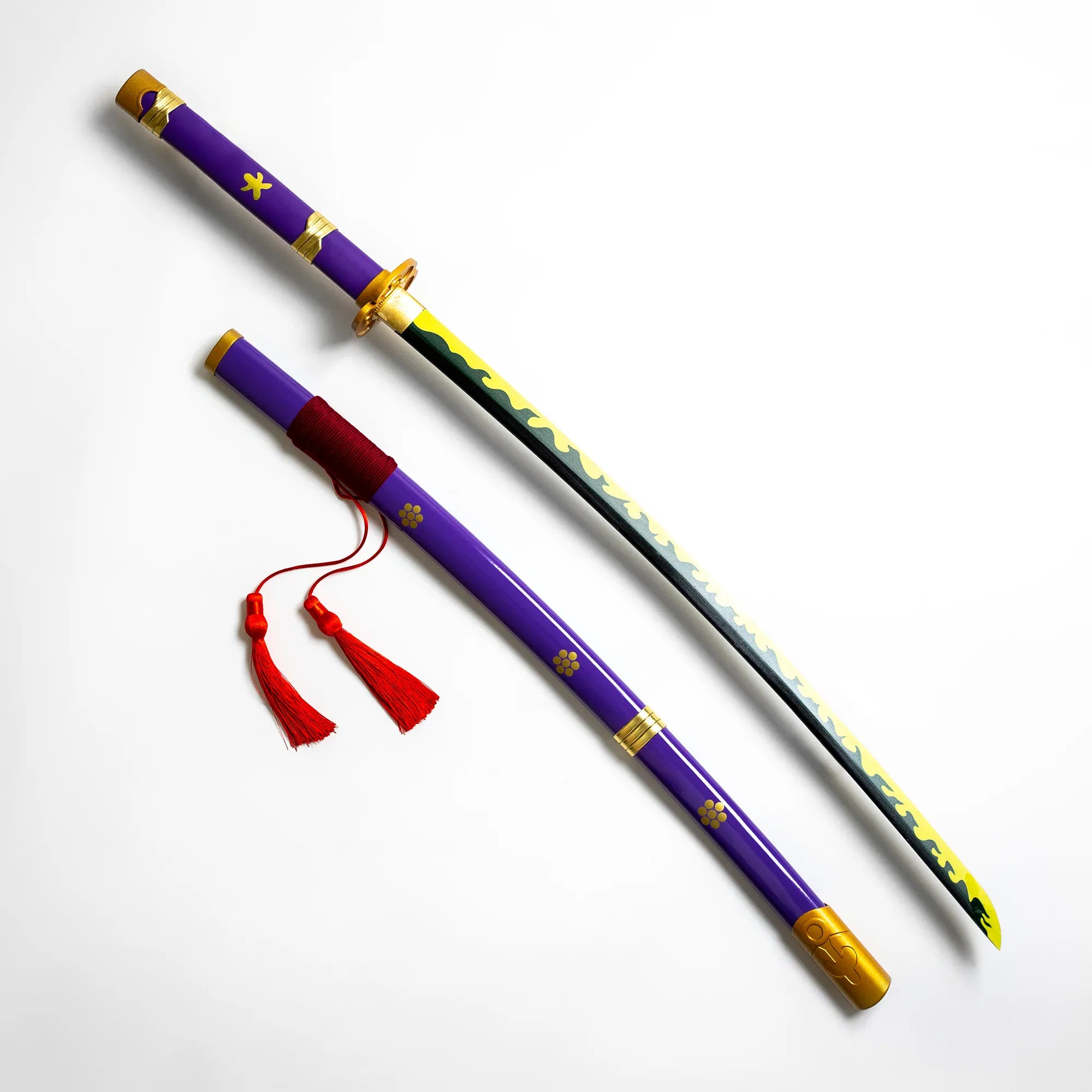FIRE & STEEL One Piece: Zoro's Enma Battle-Ready Metal Replica (Purple)