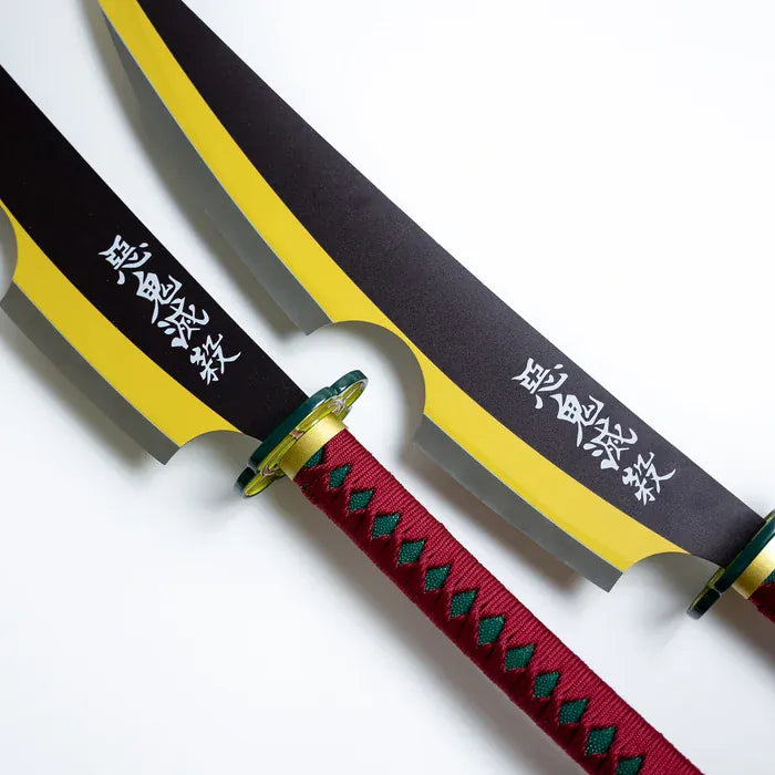 FIRE & STEEL Tengens Uzui Dual Nichirin Replica Swords