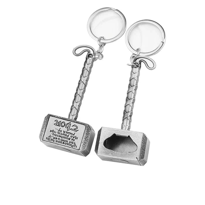 FIRE & STEEL KEYCHAIN - MJOLNIR BOTTLE OPENER