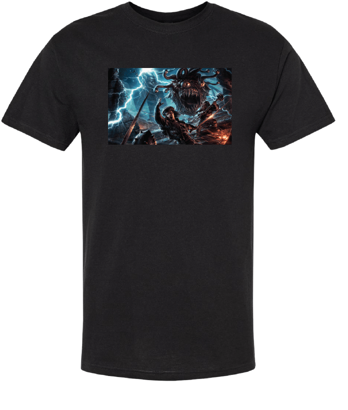 JAILBIRD D&D 'Monster Manual' Graphic Monster T-Shirt