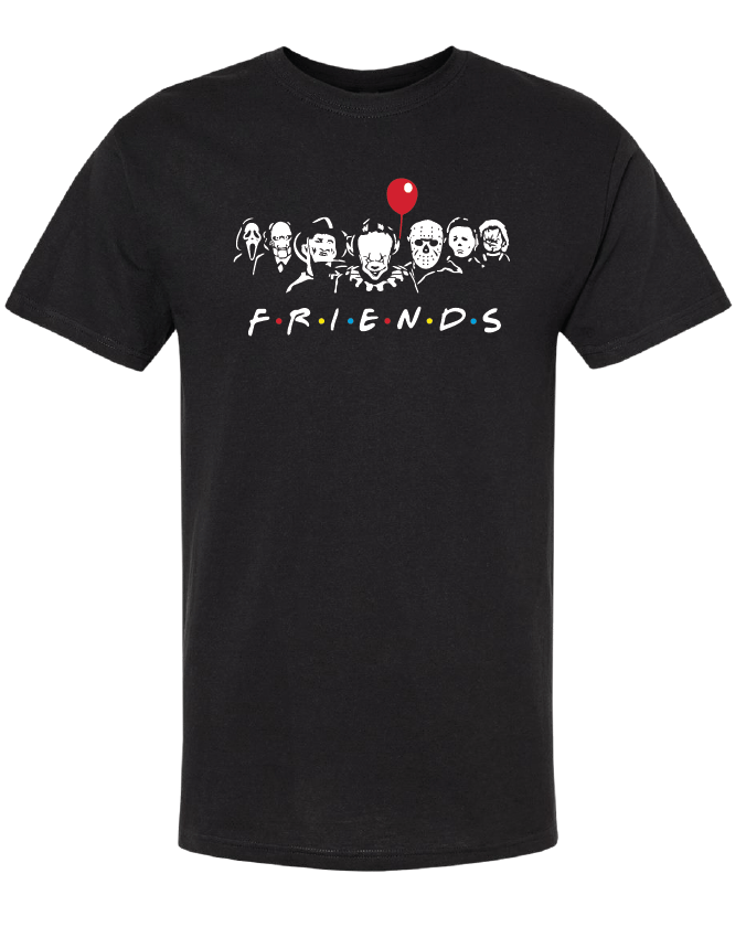 JAILBIRD 'Friends' Horror Icons Graphic T-Shirt
