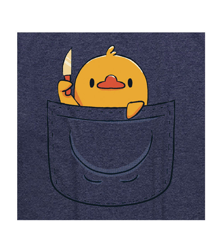 JAILBIRD Pocket Chick With Knife T-Shirt