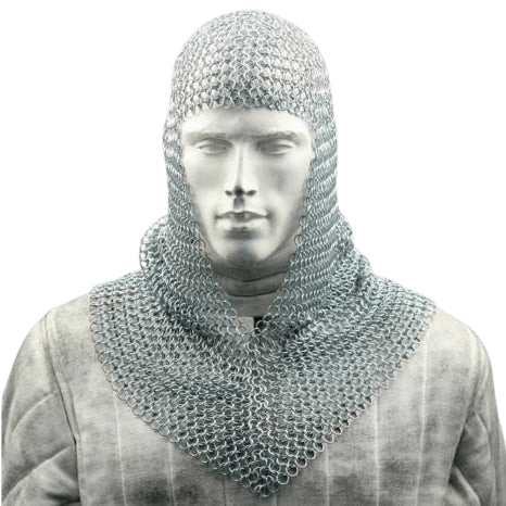 MEDIEVAL DEPOT Battle Ready Chainmail Coif Armor