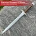 MEDIEVAL DEPOT Fantasy Movie Foam Replica Elven Dagger Sword
