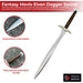 MEDIEVAL DEPOT Fantasy Movie Foam Replica Elven Dagger Sword