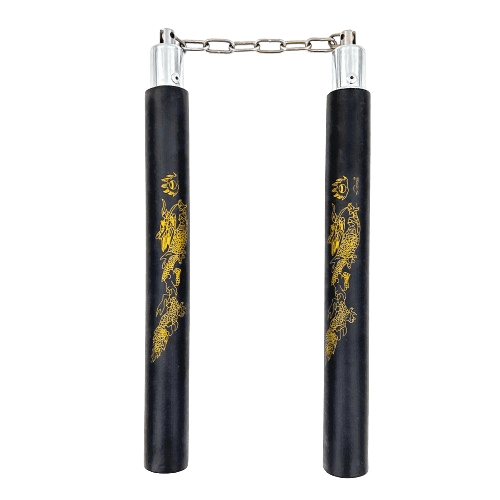 MEDIEVAL DEPOT Foam Nunchaku - Gold Dragon