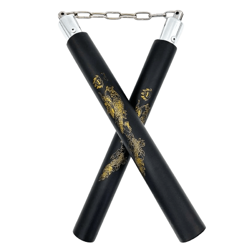 MEDIEVAL DEPOT Foam Nunchaku - Gold Dragon