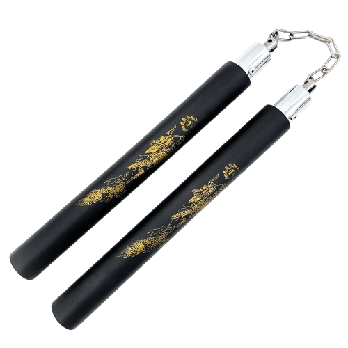 MEDIEVAL DEPOT Foam Nunchaku - Gold Dragon