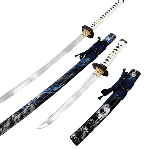 MEDIEVAL DEPOT 'Ghost of Tsushima' Clan Sakai Replica Katana & Tanto Set