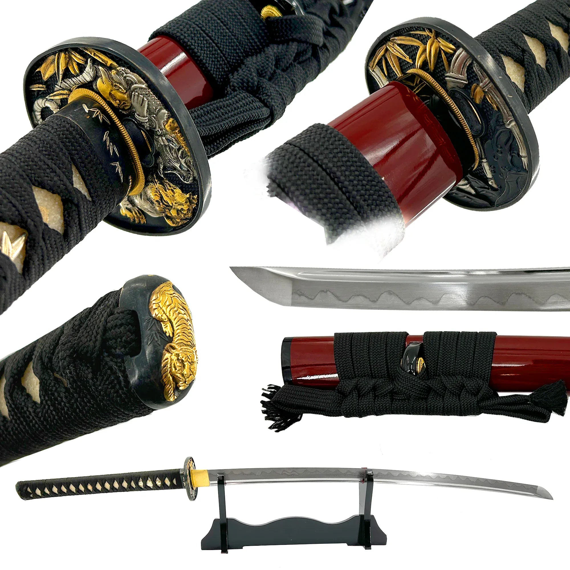 MEDIEVAL DEPOT 'Tiger Fury' Handmade 1060 Steel Replica Katana