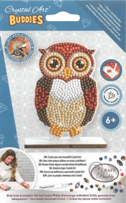 OUTSET CRYSTAL ART BUDDIES : OWL