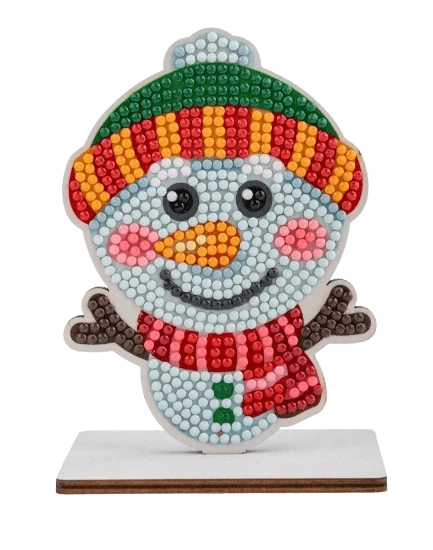 OUTSET CRYSTAL ART BUDDIES : SNOWMAN