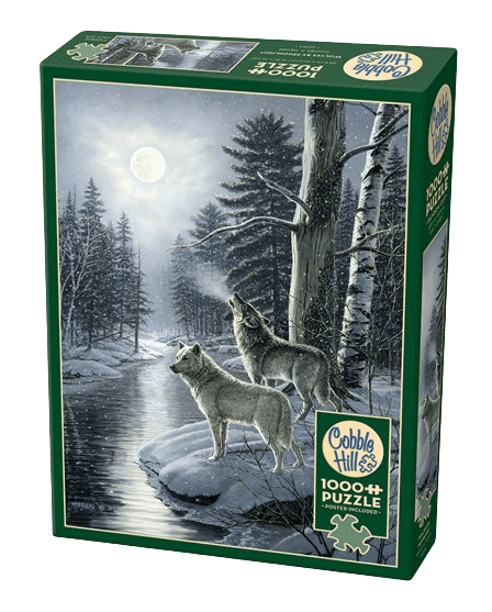 OUTSET WOLVES BY MOONLIGHT 1000 PC PUZZLE