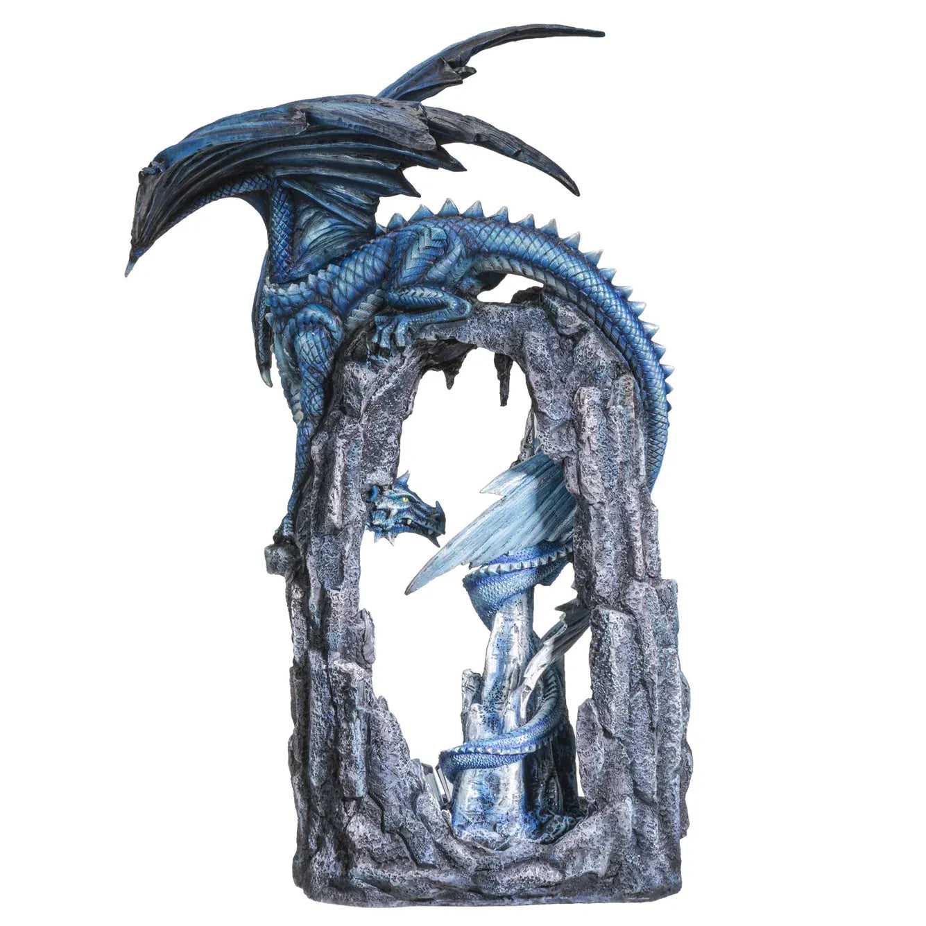 PACIFIC TRADING 'Blue Cave Dragons' Sculpture
