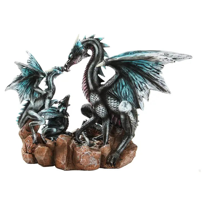 PACIFIC TRADING 'Dragon Family' Sculpture