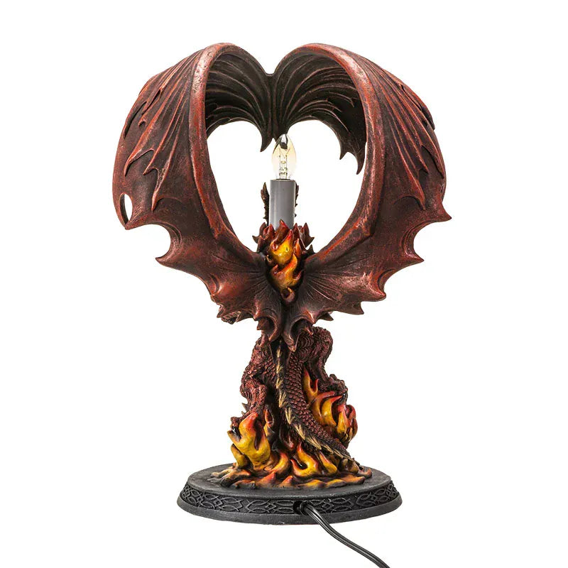 PACIFIC TRADING 'Fire Dragon' Lamp