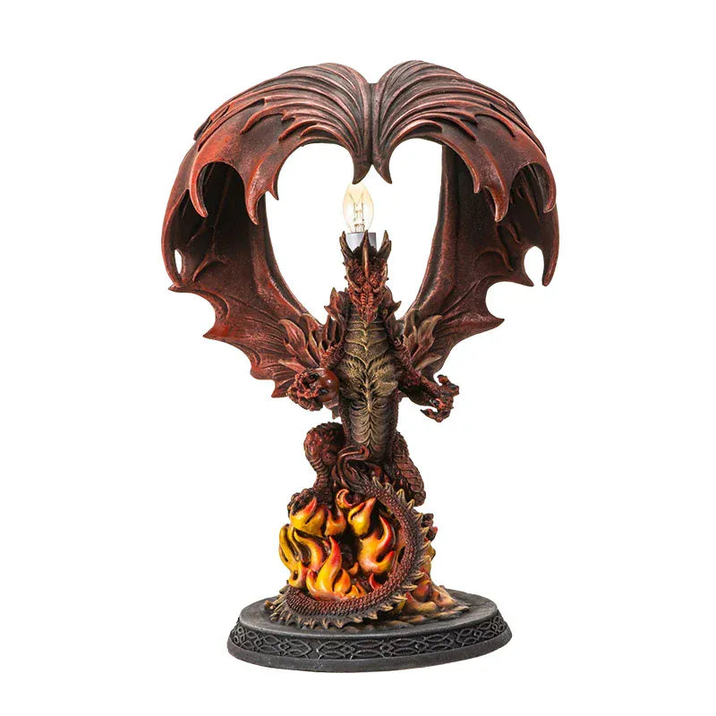 PACIFIC TRADING 'Fire Dragon' Lamp
