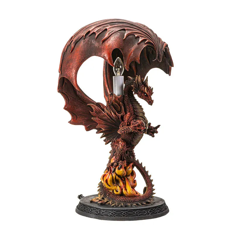 PACIFIC TRADING 'Fire Dragon' Lamp