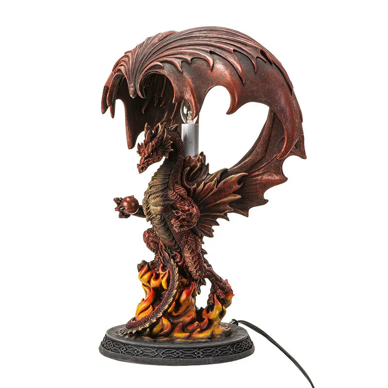 PACIFIC TRADING 'Fire Dragon' Lamp