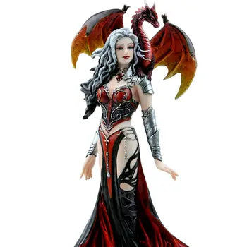 PACIFIC TRADING 'Severeille' Fairy and Dragon Familiar Sculpture
