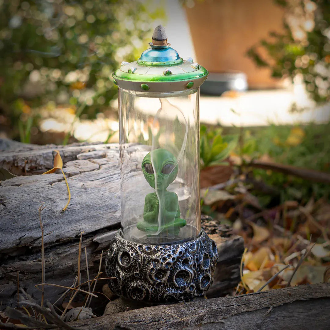 PACIFIC TRADING Alien UFO Backflow Incense Burner