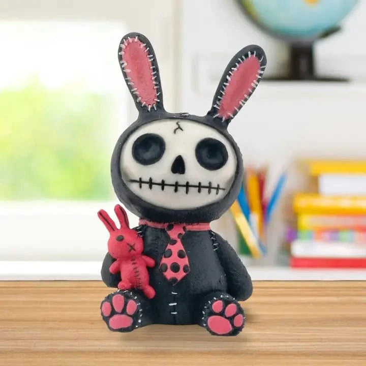 PACIFIC TRADING Furrybones Black Bun-Bun #Y7845