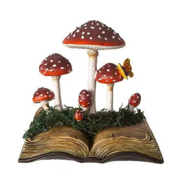 PACIFIC TRADING 'Mushroom on Book' Figure