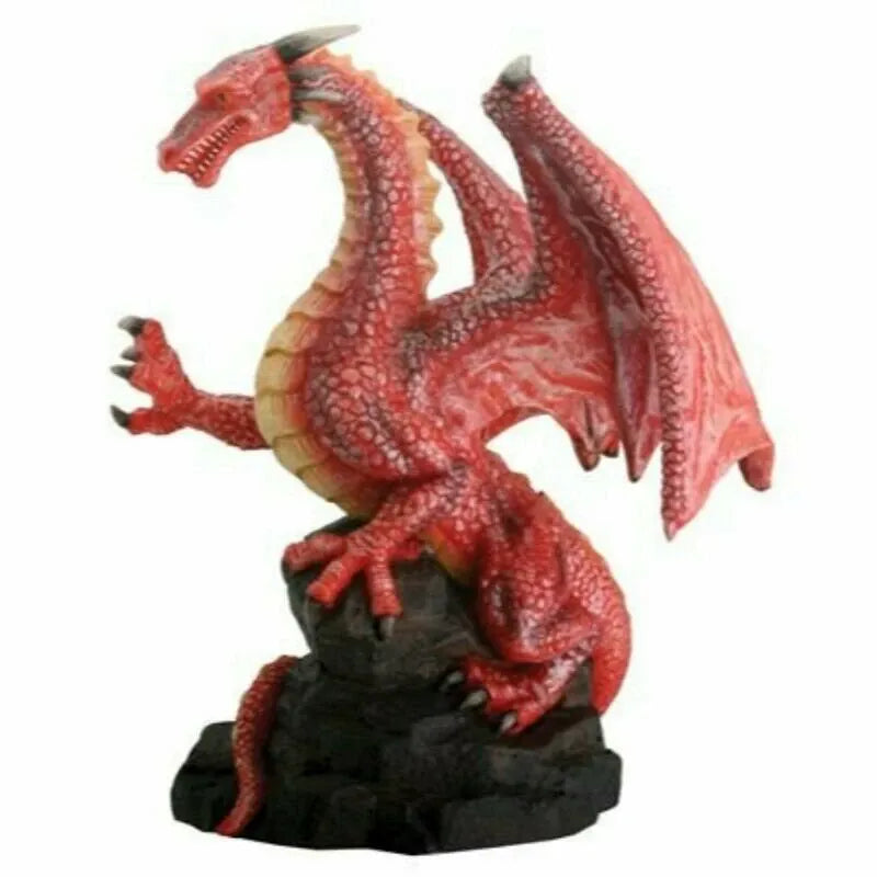 PACIFIC TRADING Red Dragon on Rock - Y7779