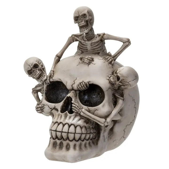 PACIFIC TRADING '3 Escaping Skeletons' Skull