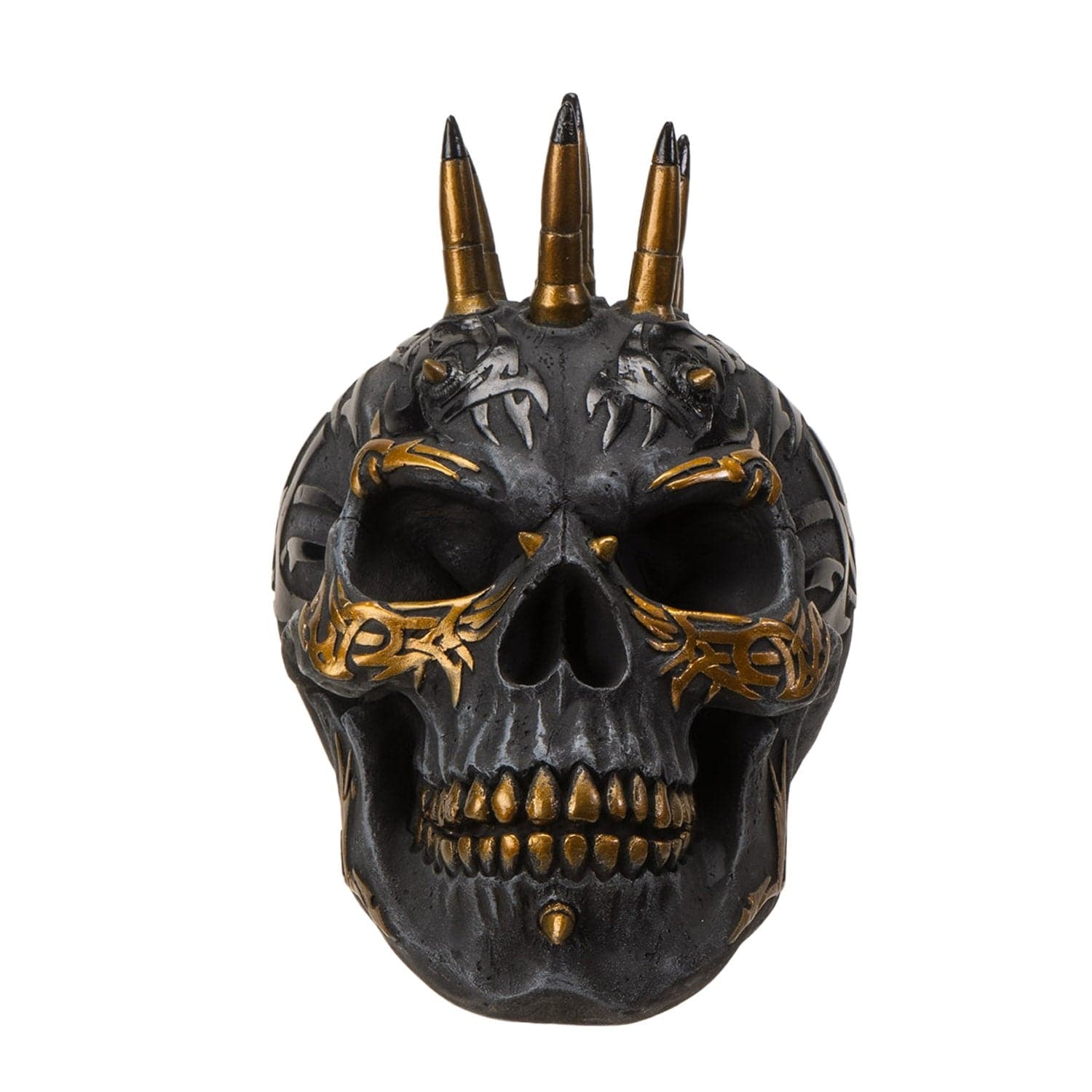 PACIFIC TRADING Black And Gold Skull 15481