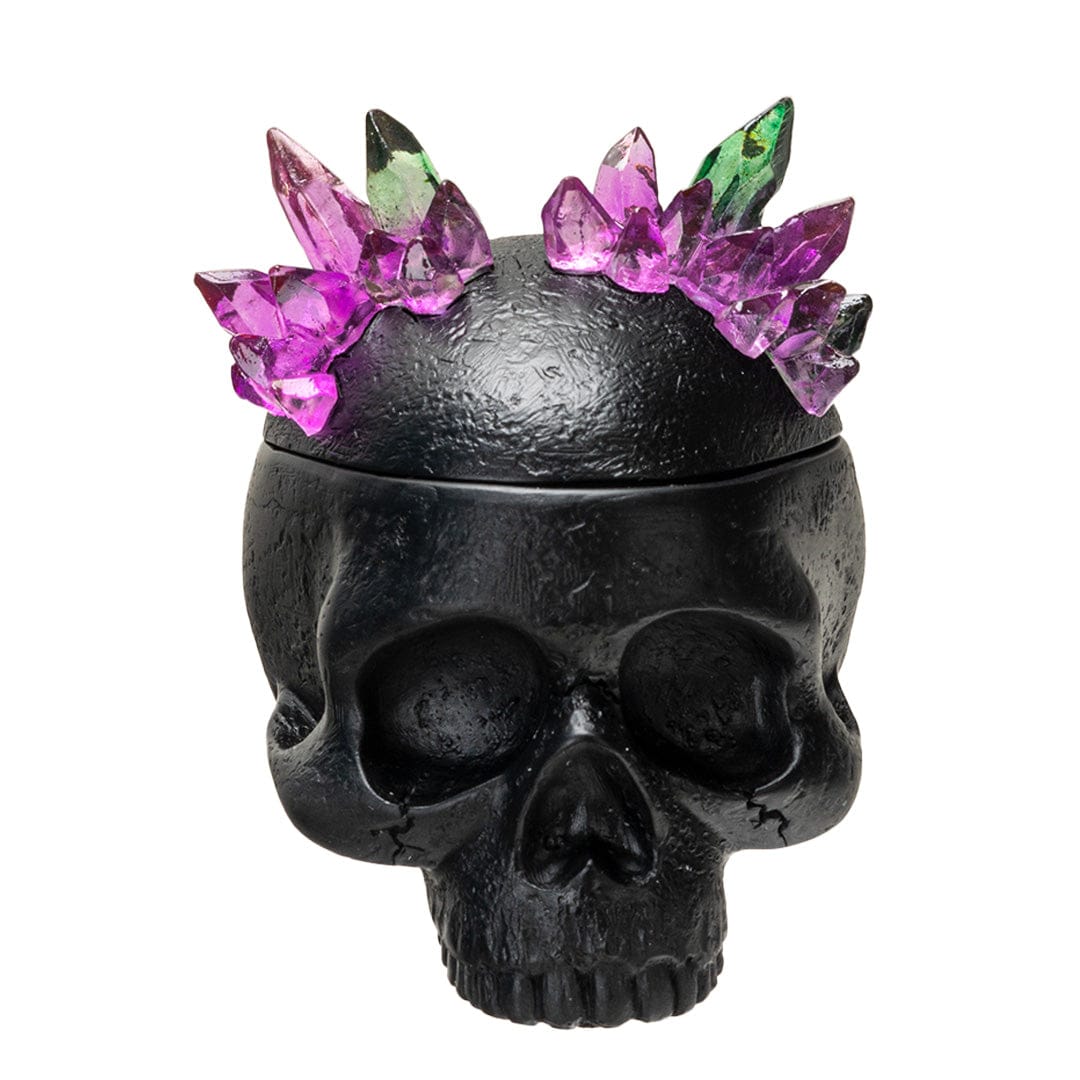 PACIFIC TRADING Crystal Skull Stash Box Container 16203