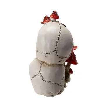 PACIFIC TRADING 'Sprouting' Mushroom Skull-Stack Sculpture