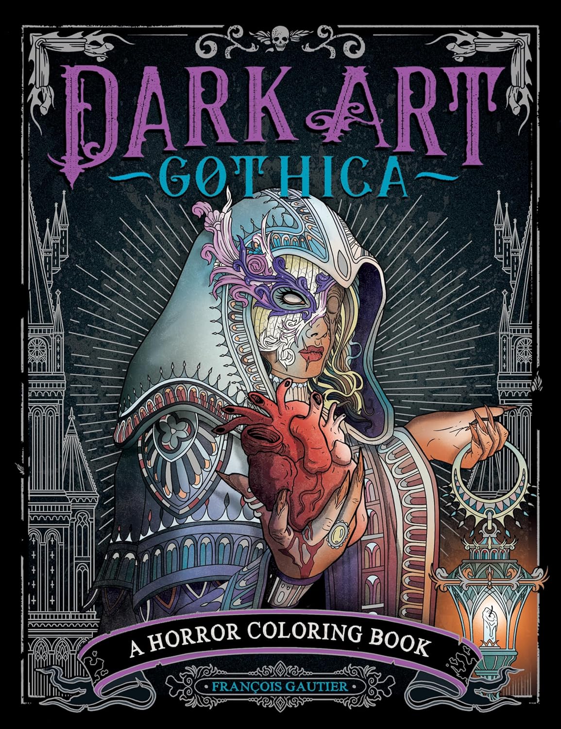 Color Book Dark Dark Gothic Art Adult Colouring Book โ The Lair