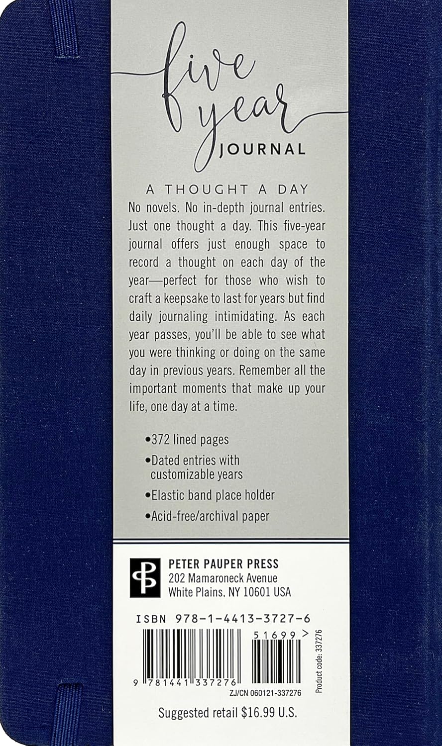 PETER PAUPER PRESS Five Year Journal