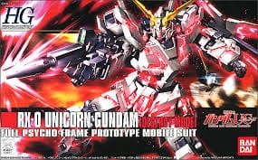 Plamod RX-0 Unicorn Gundam (DESTROY MODE) 1/144 Scale-Kit