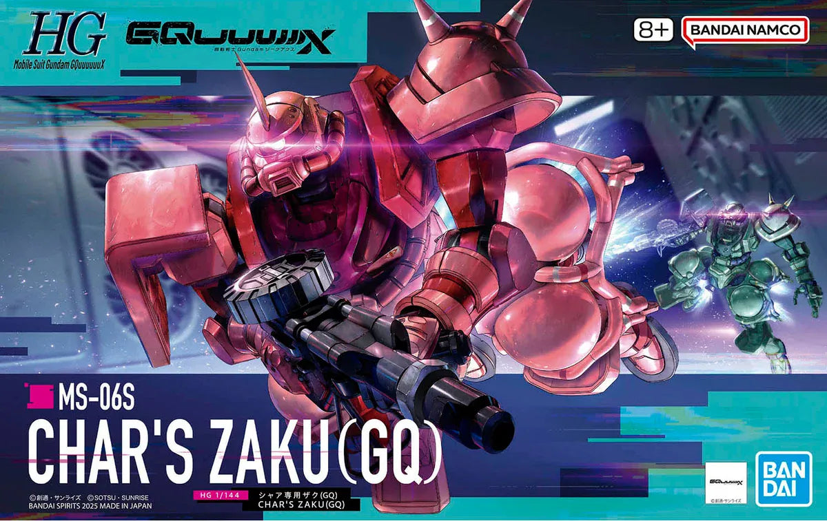 Plamod HG 1/144 CHAR'S ZAKU (GQ)