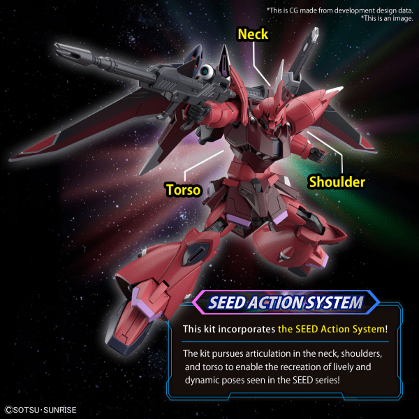 Plamod HG 'Gelgoog Menace (Lunamaria Hawke Custom)' 1/144 Scale Kit