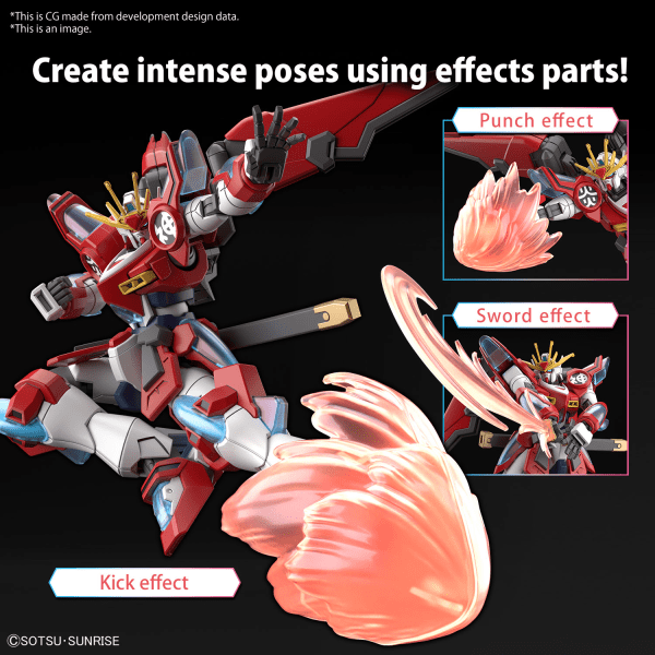 Plamod HG 'Shin Burning Gundam' 1/144 Scale Kit
