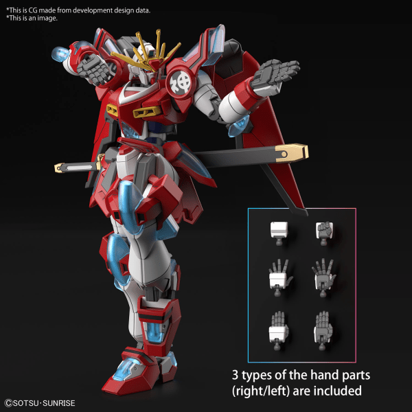 Plamod HG 'Shin Burning Gundam' 1/144 Scale Kit