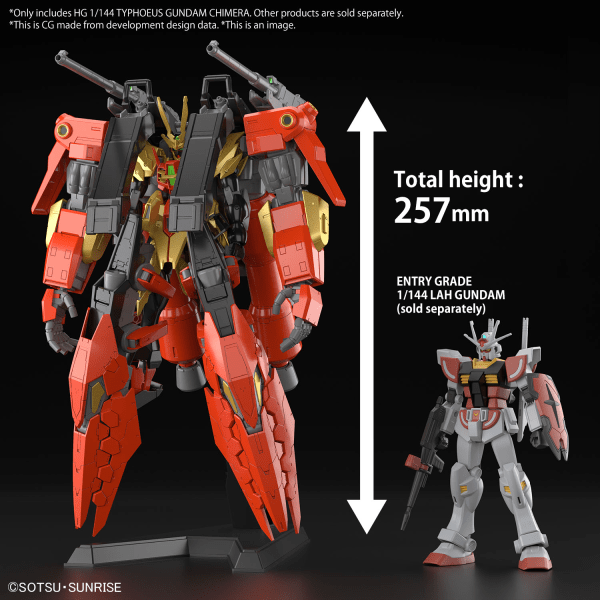 Plamod HG 'Typhoeus Gundam Chimera' 1/144 Scale Kit