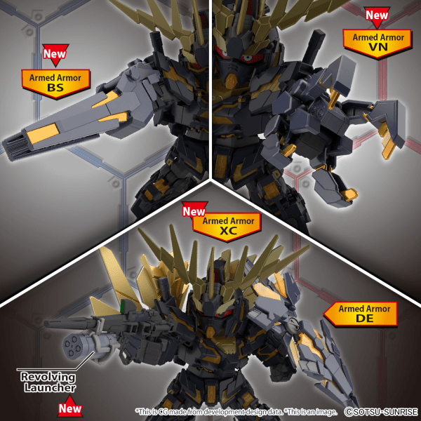 Plamod SDCS 'Unicorn Gundam 02 Banshee/Banshee Norn (Destroy Mode)' Model Kit